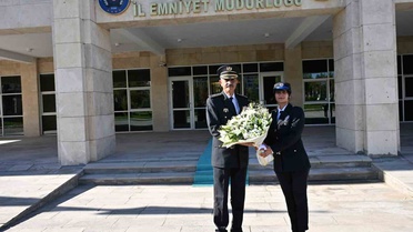 Kütahya Valisi Işın, yeni İl Emniyet Müdürü Tandoğan'ı makamında kabul etti