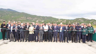 Sinop Durağan'da taşkın projesindeki 2 köprüden Hacıoğlan-Yeşilkent Köprüsü açıldı