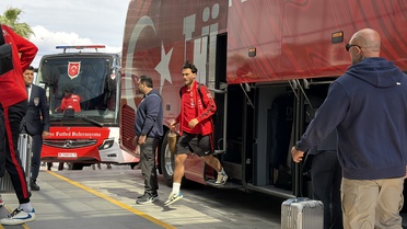 A Milli Futbol Takımı Bursa'da otele yerleşti, 17.00'de antrenman yapacak
