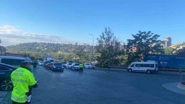 Bahçeşehir'de dronla izlenen yollarda 83 araca 366 bin 38 lira ceza kesildi