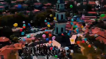 Bolu Göynük'te yakınları, kanseri yenen 20 yaşındaki genç için balon uçurdu