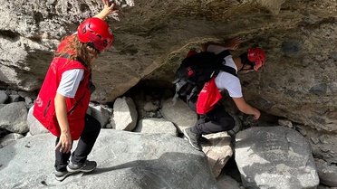 Bolu Kıbrıscık'ta düzenlenen tatbikatta 55 gönüllü kanyonda yaralıları kurtardı
