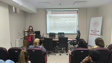 Edirne Uzunköprü'de bakımevi denetlendi, sağlık personeline şiddet semineri verildi