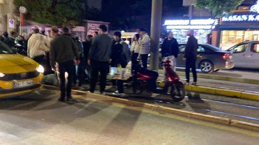 Eskişehir Tepebaşı'nda motosikletin çarptığı yaya ağır yaralandı