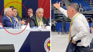 Fenerbahçe olağan genel kurul toplantısında gergin anlar