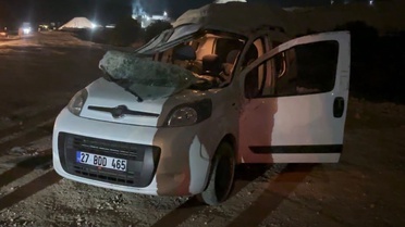 Gaziantep'te daha önce 7 kişinin öldüğü yolda yeni kazada 6 kişi yaralandı