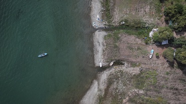 Yağışlara rağmen İznik Gölü'nde çekilme 200 metreye yaklaşıp balıkçılığı vuruyor