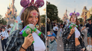 Serenay Sarıkaya çocukluğuna döndü! Disneyland’da renkli anlar