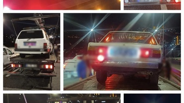 Trabzon Ortahisar'da abart egzozlu 6 araca 96 bin TL ceza, 30 gün men uygulandı