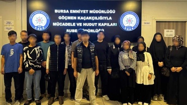 Bursa'da iki ilçede 10 yabancı uyruklu yakalandı, 2 şüpheli gözaltına alındı
