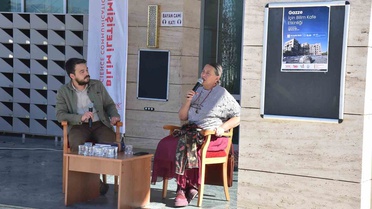 MSKÜ'de Gazze İçin Bilim Kafe etkinliğinde Ayçin Kantoğlu ve Dr. Ali Acar konuştu