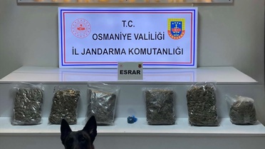 Jandarma Zorkun Yaylası'ndaki evde 2 kilo 800 gram esrar buldu, 3 şüpheli tutuklandı