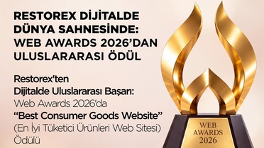 Restorex Dijitalde Dünya Sahnesinde: Webawards 2026'dan Uluslararası Ödül