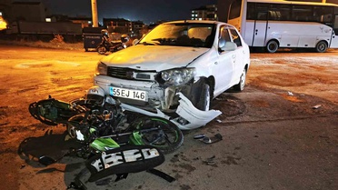Samsun Bafra'da kazada 3 yaralı, ehliyetsiz sürücü ve babasına 80 bin TL ceza kesildi