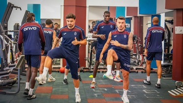 Trabzonspor, Samsunspor deplasmanı hazırlıklarını çift antrenmanla sürdürdü