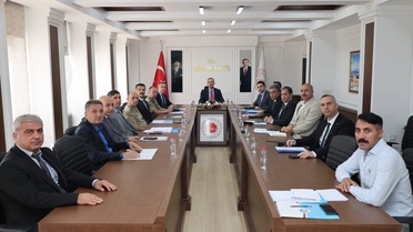 Ağrı'da eğitim güvenliği kurulu, Vali Önder Bozkurt başkanlığında toplandı
