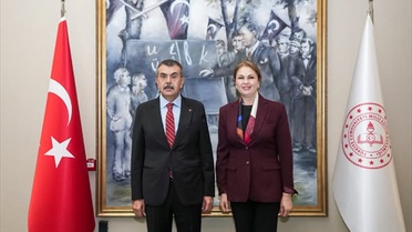 AK Parti Edirne İl Başkanı Belgin İba, Bakan Tekin'le eğitim taleplerini görüştü