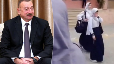 Azerbaycan'da 28 Şubat'ı hatırlatan görüntü! Başörtülü öğrencileri okula almadılar