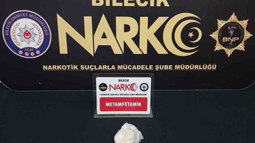 Bilecik'te narkotik çalışmasında bir şahıs metamfetaminle yakalanıp gözaltına alındı