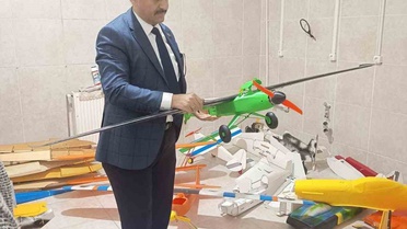 Milli Eğitim Müdürü Keleş, Bolvadin BİLSEM'deki İHA ve SİHA tasarımlarını yerinde gördü