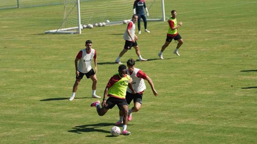 Çorum FK, Antalya kampında Burak Yılmaz yönetiminde çift antrenman yaptı