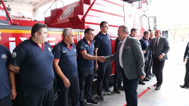 Denizli OSB Yönetim Kurulu, İtfaiye Haftası'nda itfaiyecilere teşekkür etti