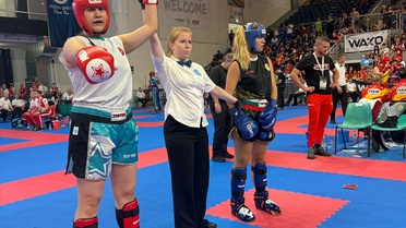 Denizlili Hilal Bayhan, Kick Boks Gençler Dünya Şampiyonası'nda gümüş kazandı