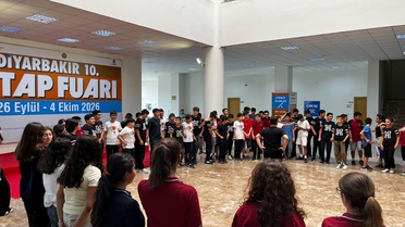 Diyarbakır İl Sağlık Müdürlüğü, fuarda sağlık taraması ve hareket etkinliği yaptı.