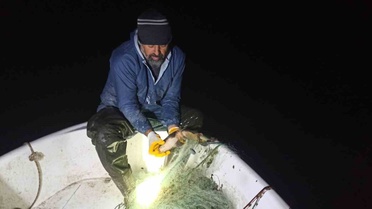 Isparta Eğirdir'de yaklaşık 600 metrelik kaçak ağ ele geçirildi, balıklar suya bırakıldı