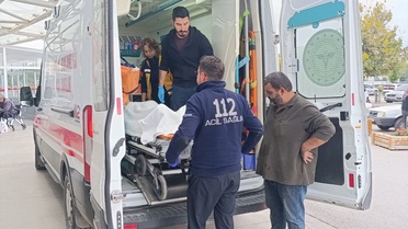 Konya Beyşehir'de sanayi sitesindeki kamyonun kasasından düşen kişi yaralandı