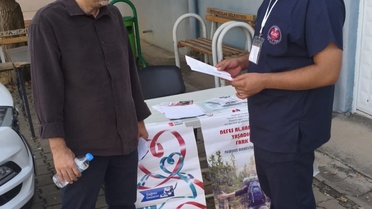 Elazığ Kovancılar'da İlçe Sağlık Müdürlüğü vatandaşlara kalp sağlığını anlattı
