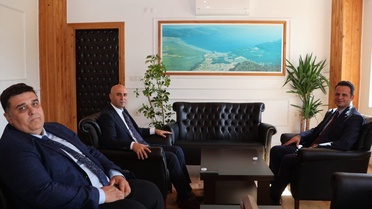 Muğla İl Milli Eğitim Müdürü Çay, Kaymakam Ekinci ile eğitim çalışmalarını görüştü