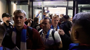 Drogheda United, Trabzonspor ile Papara Park'taki dostluk maçı için Trabzon'a geldi
