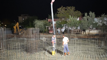 Adana Kozan'da taziye evi ve Kur'an kursunun temeli hayırsever katkısıyla atıldı