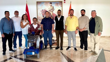 Bodrum Gazeteciler Cemiyeti, Turgutreis'te yeni Sahil Güvenlik komutanına hayırlı olsun diledi