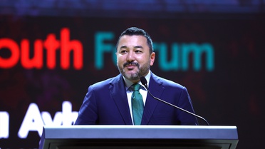 İslam İşbirliği Gençlik Forumu Başkanı Ayhan, Filistin Gençlik Forumu'nda konuştu: