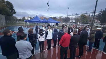Kırklareli'de sağlıklı yaşam için protokol ve vatandaşlar birlikte spor yaptı