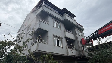 Kocaeli Darıca'da 4 katlı apartmanın ikinci katındaki yangında 3 muhabbet kuşu öldü