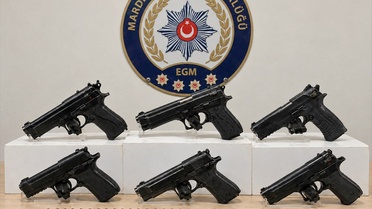 Mardin'de 3 ilçede operasyonda ruhsatsız 6 tabanca ele geçirildi, 4 şüpheli yakalandı