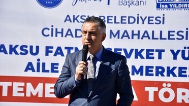 Antalya Aksu'da hayırsever katkısıyla 9 hekimli aile sağlığı merkezinin temeli atıldı