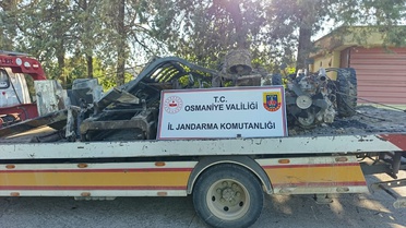 Osmaniye-Kadirli yol çalışmasındaki fork-lift hırsızlığında 3 şüpheli tutuklandı