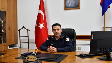 Terme'den Vezirköprü Jandarma Komutanlığına atanan Üsteğmen Alper Yalçın göreve başladı