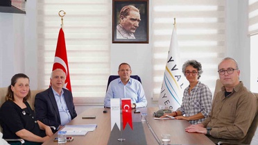 Ayvalık heyeti, Ergin'e UNESCO Dünya Mirası adaylık sürecini anlattı