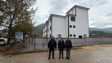 Rahim Duman, Bilecik'teki Şeyh Edebali Özel Bakım Merkezi inşaatını yerinde inceledi