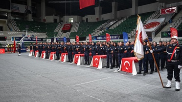 Bursa'da 150 aday itfaiyecinin eğitimi tamamlandı, personel 902'den bin 52'ye çıktı