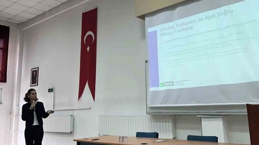 Kütahya DPÜ Hisarcık MYO'da öğrencilere bağımlılık farkındalık eğitimi düzenlendi