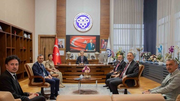 EBYÜ Rektörü Kuyrukluyıldız başkanlığında KPSS Ön Lisans için toplantı yapıldı