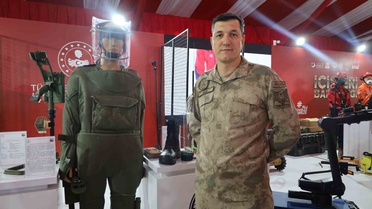Jandarmanın yerli mayın temizleme araçları TEKNOFEST Güneydoğu'da sergilendi