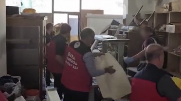 Kahramanmaraş'ta gıda denetiminde 42 bin pul biber etiketi ele geçirildi