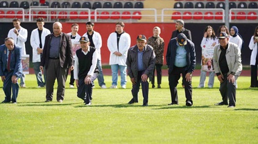 Kastamonu'da Dünya Yaşlılar Günü yürüyüşünde gençler ve yaşlılar bir araya geldi